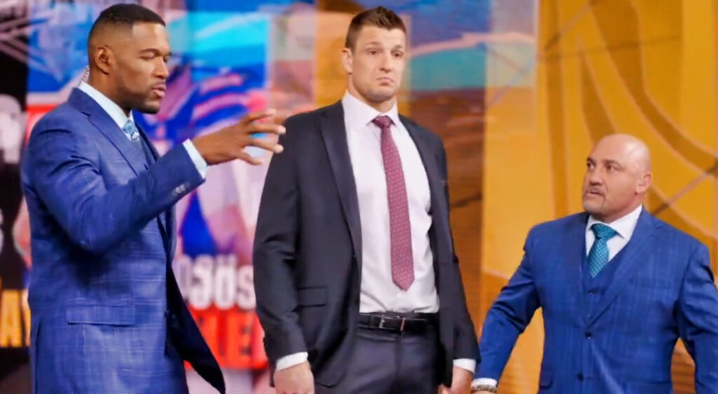 Rob Gronkowski being pranked on FOX