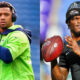 All-time highest rushing yards: Russell Wilson [L] and Lamar Jackson [R]