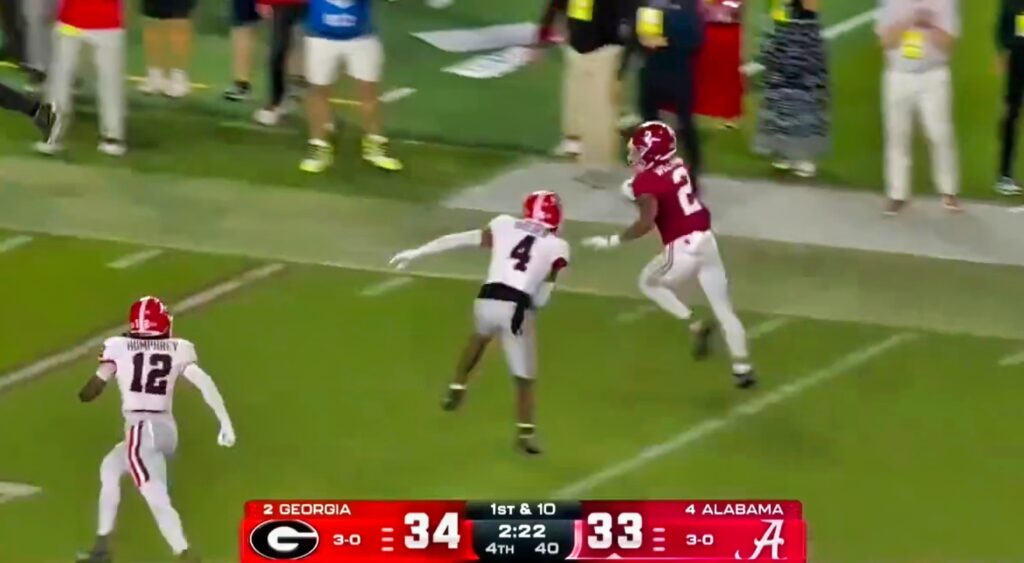 Ryan Williams' touchdown vs. Georgia.