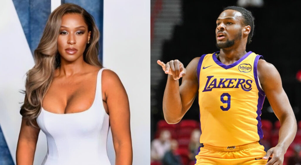 Savannah James Playfully Poked Fun At Her Son Bronny James For His Music Taste