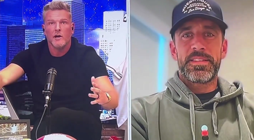 Aaron Rodgers on the Pat McAfee Show