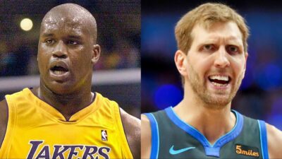 Shaquille O'Neal almost joined Dirk Nowitzki's Dallas Mavericks.