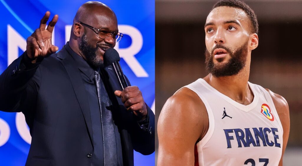 Shaquille O'Neal pokes fun at Rudy Gobert