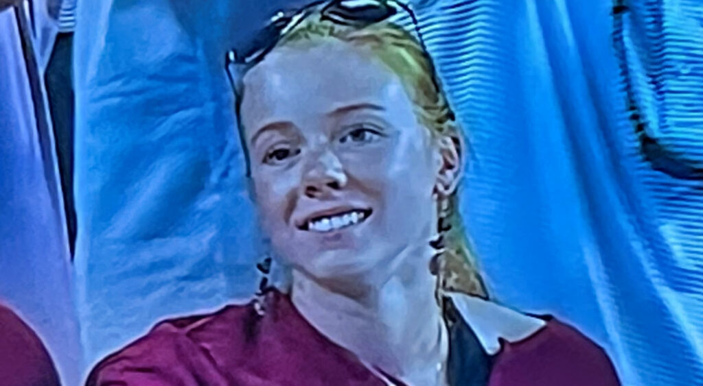 South Carolina fan smiling