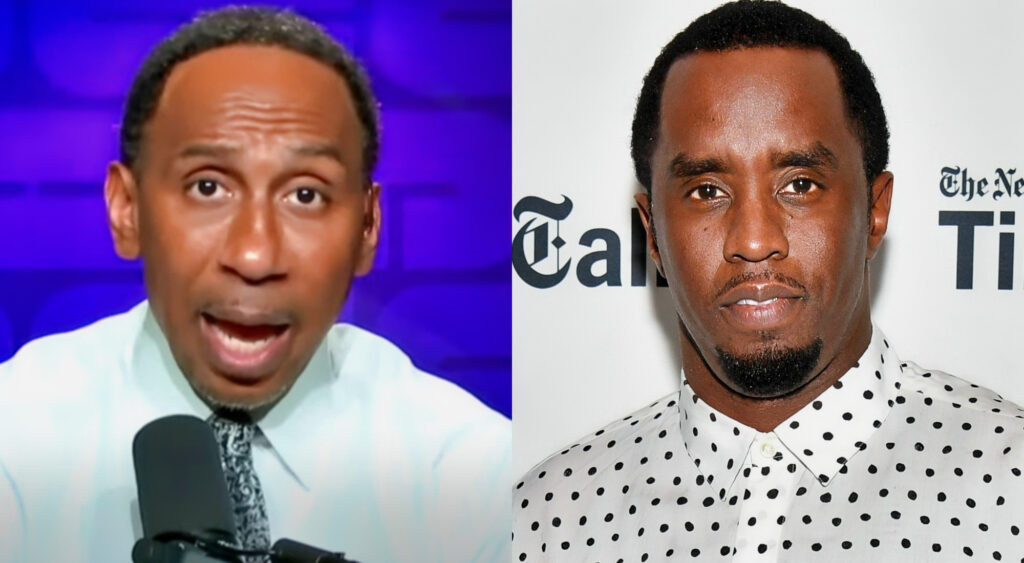 Photos of Stephen A. Smith and Diddy