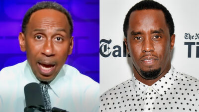 Photos of Stephen A. Smith and Diddy