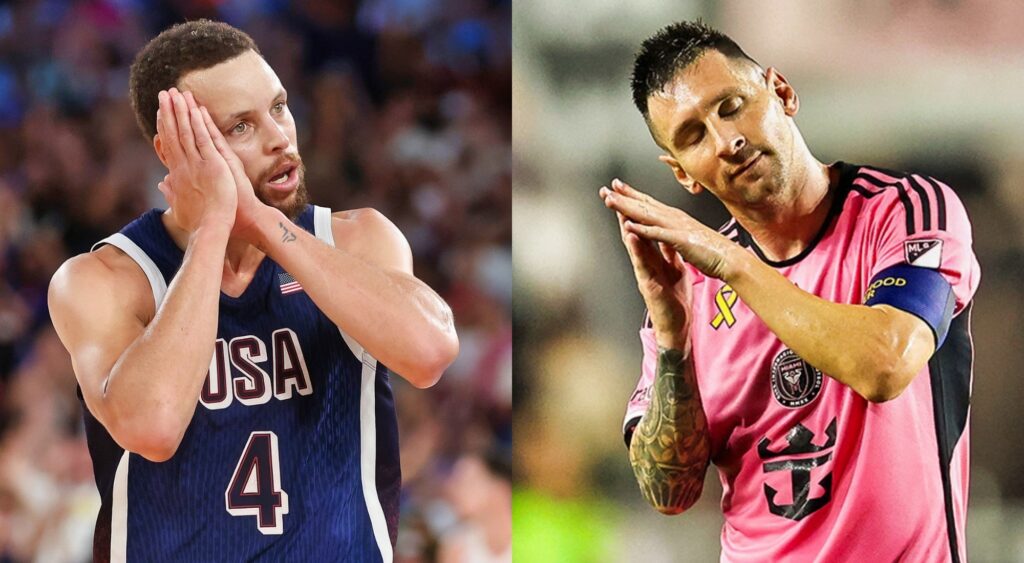 Lionel Messi recreated Stephen Curry's celebration