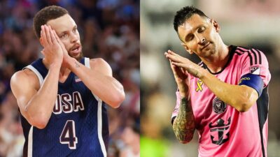 Lionel Messi recreated Stephen Curry's celebration