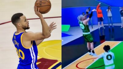 Stephen Curry's jump shot in NBA2k25