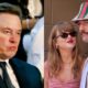 Taylor Swift and Travis Kelce at US Open and Elon Musk sitting