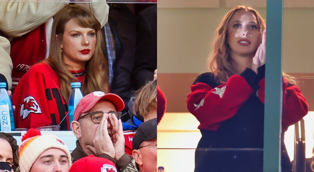 Photos of Taylor Swift and Brittany Mahomes