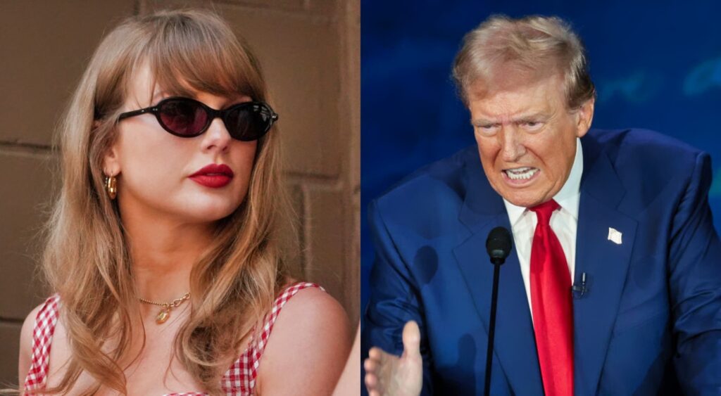 Taylor Swift t US Open and Donald Trump at debate