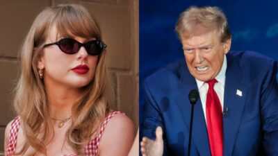 Taylor Swift t US Open and Donald Trump at debate