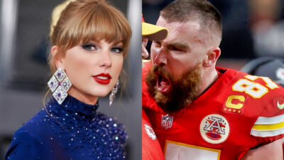 Photos of Taylor Swift and Travis Kelce