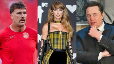 After Elon Musk's tweet replying to Taylor Swift's comments went viral, Travis Kelce's response began circulating widely.