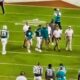 Tua Tagovailoa walking off the field