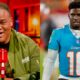 Tyreek Hill in uniform and Jason Whitlock on podcast