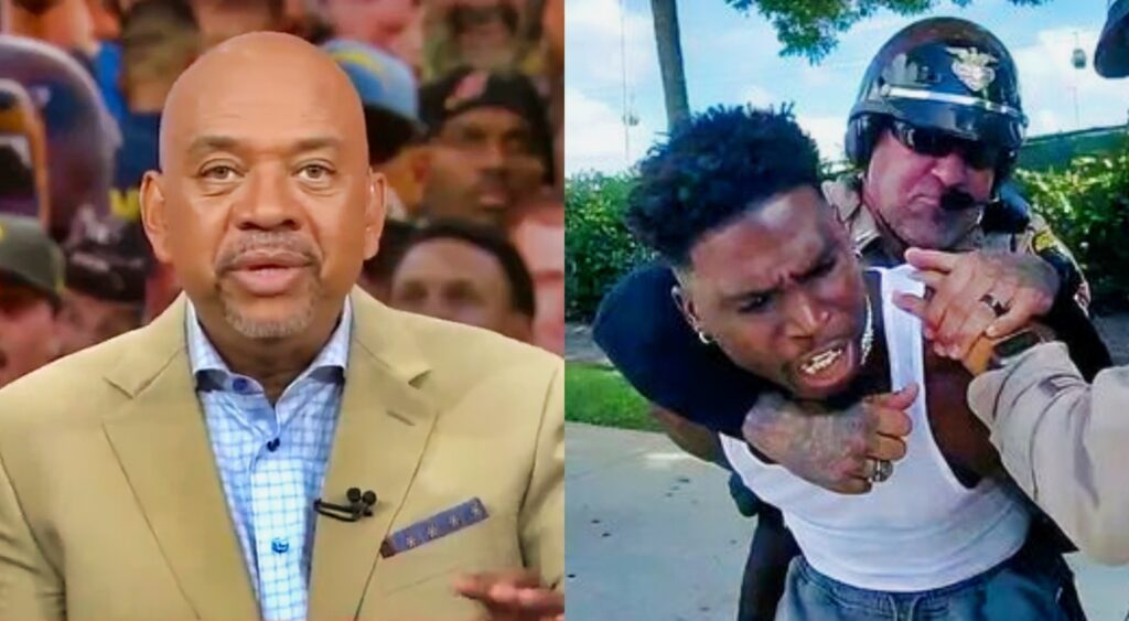 Tyreek Hill being arrested and Michael Wilbon on show