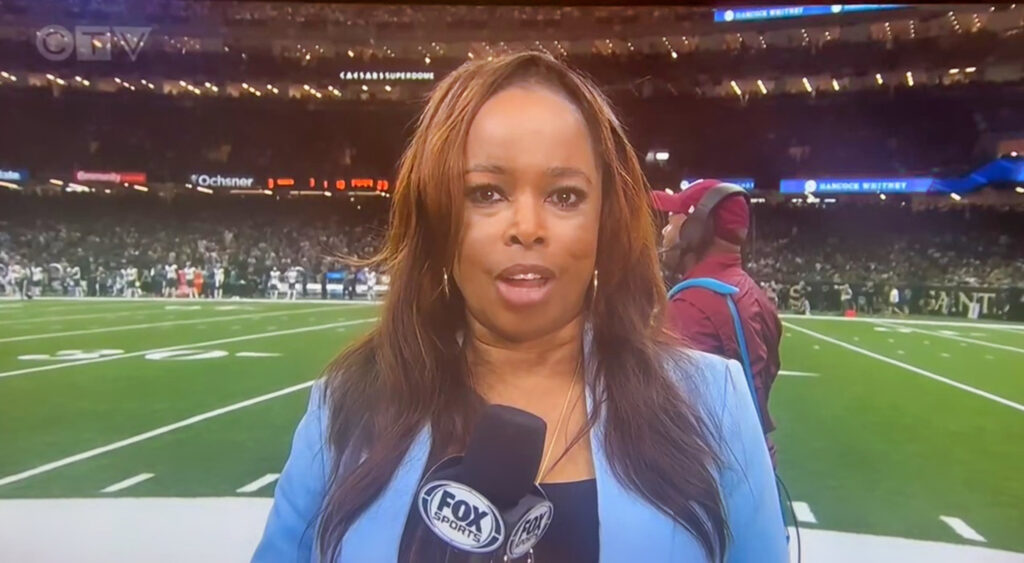 Pam Oliver Slurring her words.