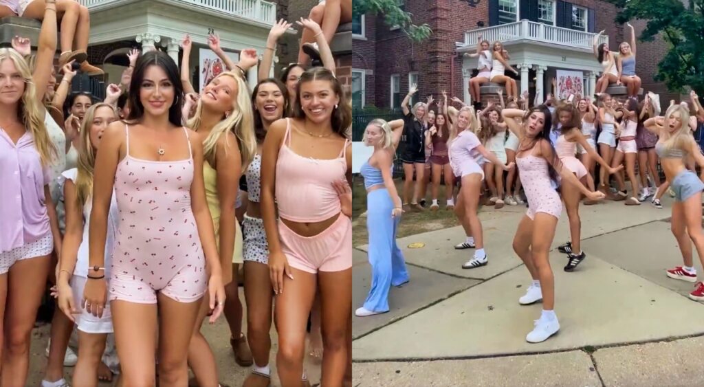 Wisconsin Badgers Alpha Phi Sorority members