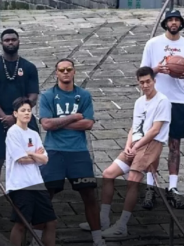 Jayson Tatum, Luka Doncic and Co. visit Great Wall of China