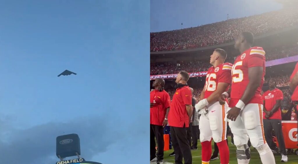 Kansas City Chiefs flyover 