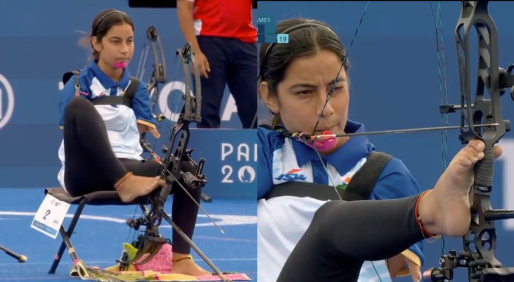 Sheetal Devi archery shot