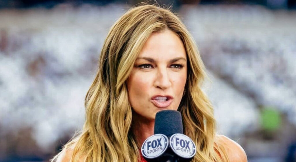 Erin Andrews on the sideline in Dallas