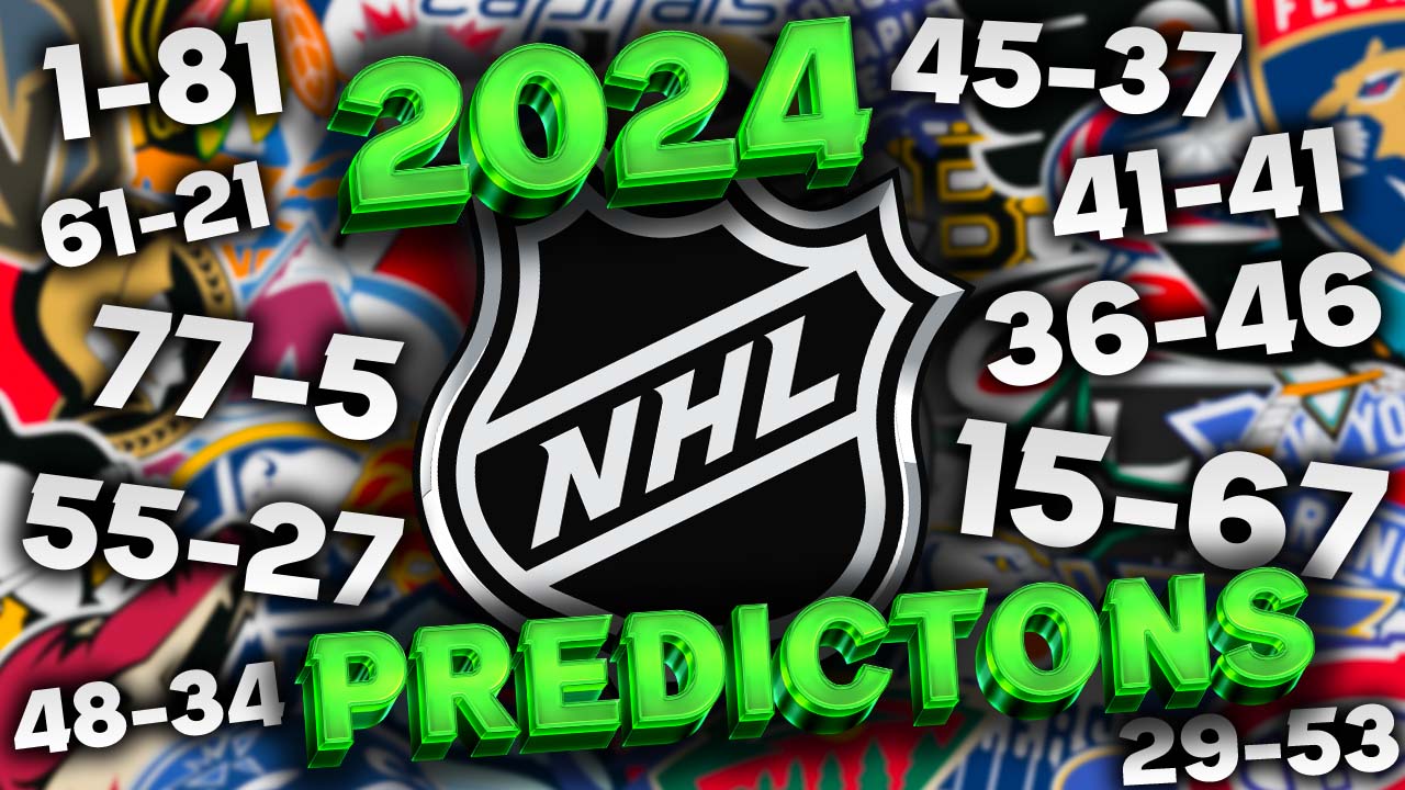 All 32 NHL Teams WinLoss Predictions For The 2024 Season