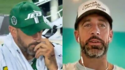 Aaron Rodgers on sidelines and on Pat McAfee show