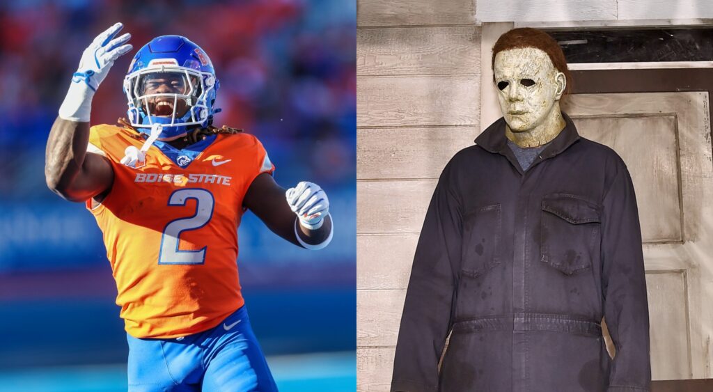 Ashton Jeanty and Michael Myers