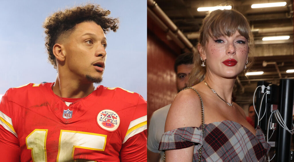 Patrick Mahomes and Taylor Swift