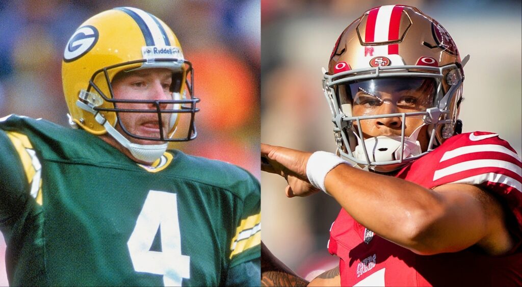 Brett Favre and Trey Lance are involved in two of the worst quarterback trades in NFL history.