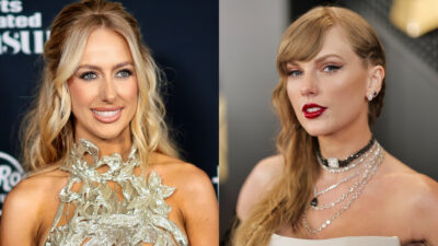 Phopos of Brittany Mahomes and Taylor Swift