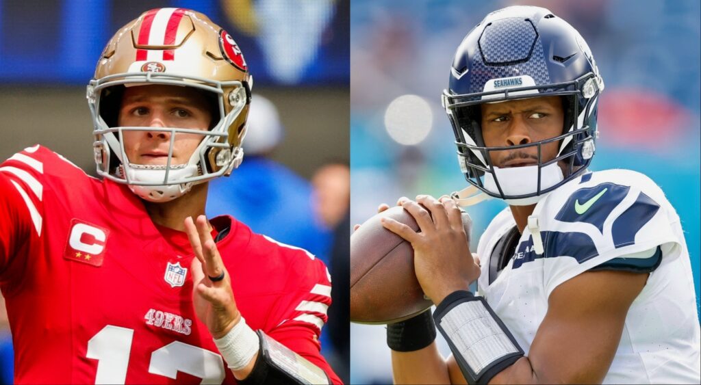 Brock Purdy and Geno Smith are key players for their sides in the upcoming San Francisco 49ers vs. Seattle Seahawks clash.