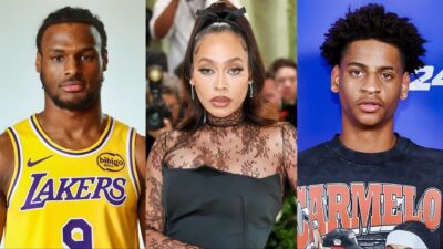 La La Anthony compares son Kiyan Anthony to Lakers' Bronny James.