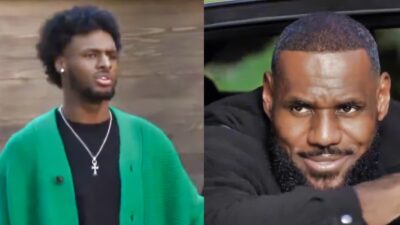 LeBron James fooled Bronny James