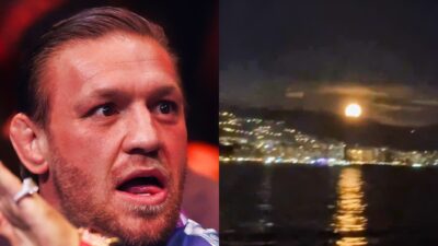 Conor McGregor loses his mind over the placement of the moon