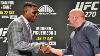 Francis Ngannou accuses Dana White of lying