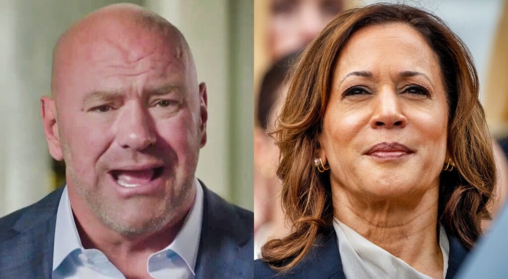 Dana White takes issue with Kamala Harris