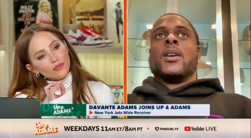 Davante Adams on the Up And Adams Show