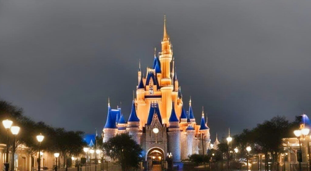 Fake image of Disney World