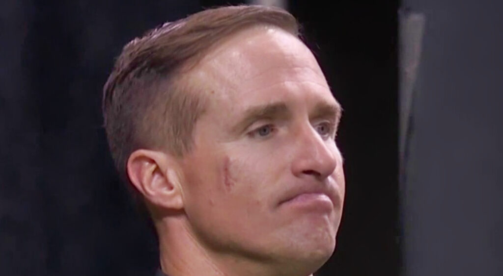 Drew Brees sulking