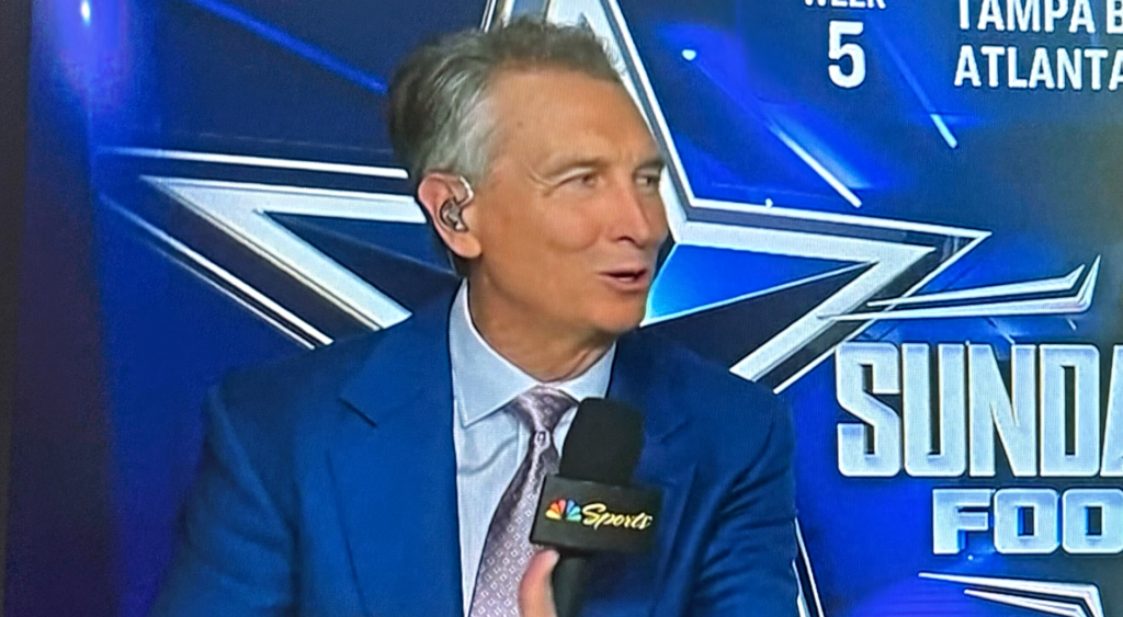 Everyone Noticed Something Very Disturbing About Cris Collinsworth's Hands During Cowboys-Steelers SNF Game