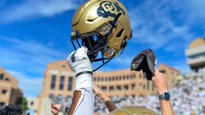 Photo via Colorado helmet for article on Nikhil Webb Walker