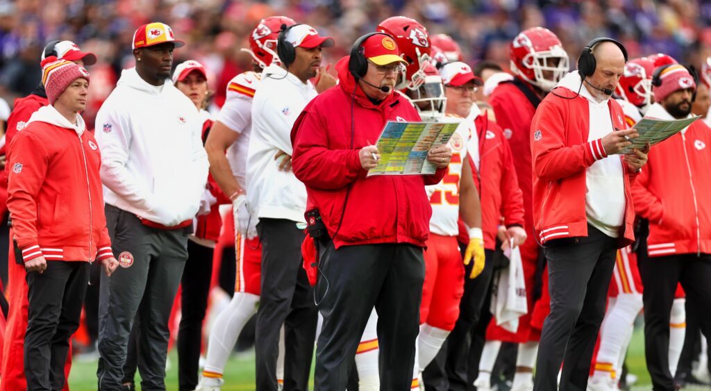 Kansas City Chiefs sidelines 