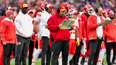 Kansas City Chiefs sidelines