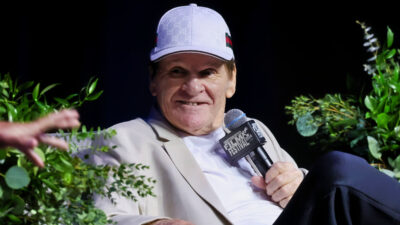 Pete Rose smiling