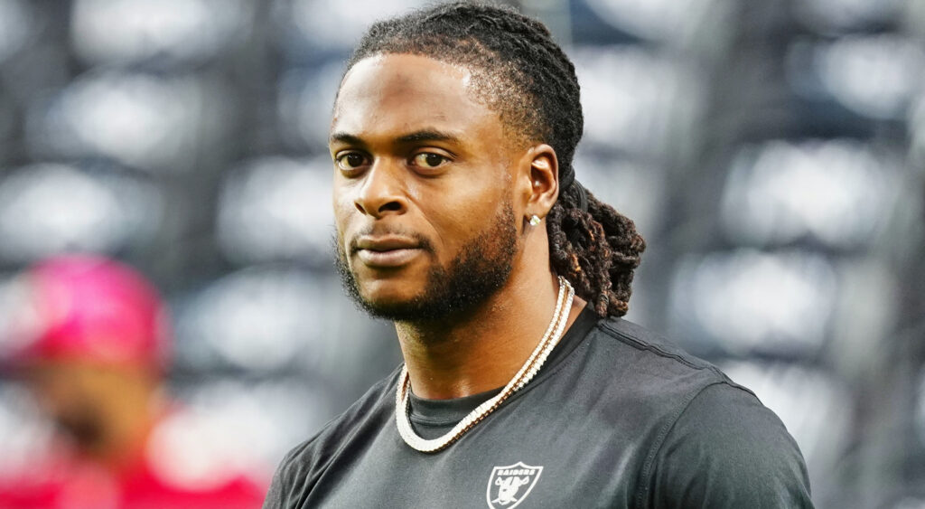 Davante Adams in Raiders gear