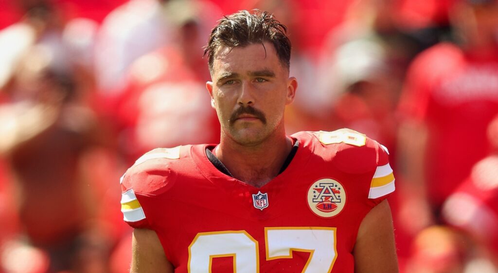 Travis Kelce in uniform